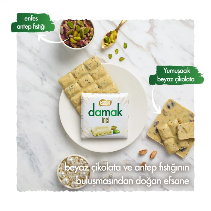 Nestle Damak İnci Çikolata 6x60 gr