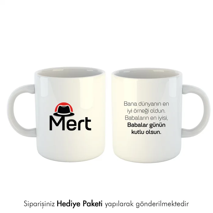 Babaların En İyisi Kişiye Özel İsimli Kupa Bardak
