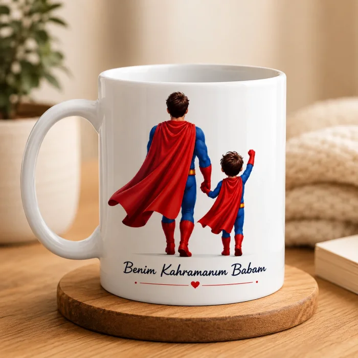 Babaya Özel Benim Kahramanım Babam Kupası
