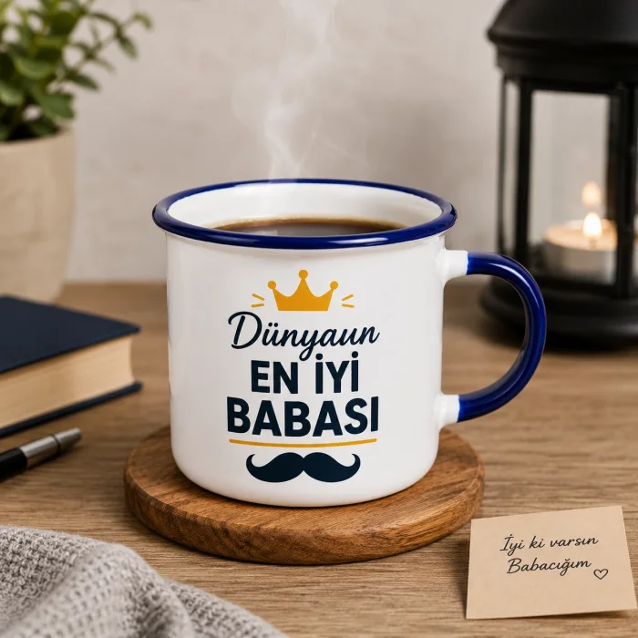 Babaya Özel Dünyanın En İyi Babası Kupası