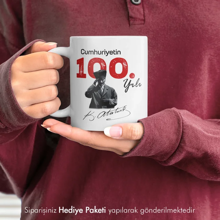 Cumhuriyetin 100. Yılına Özel Kupa Bardak