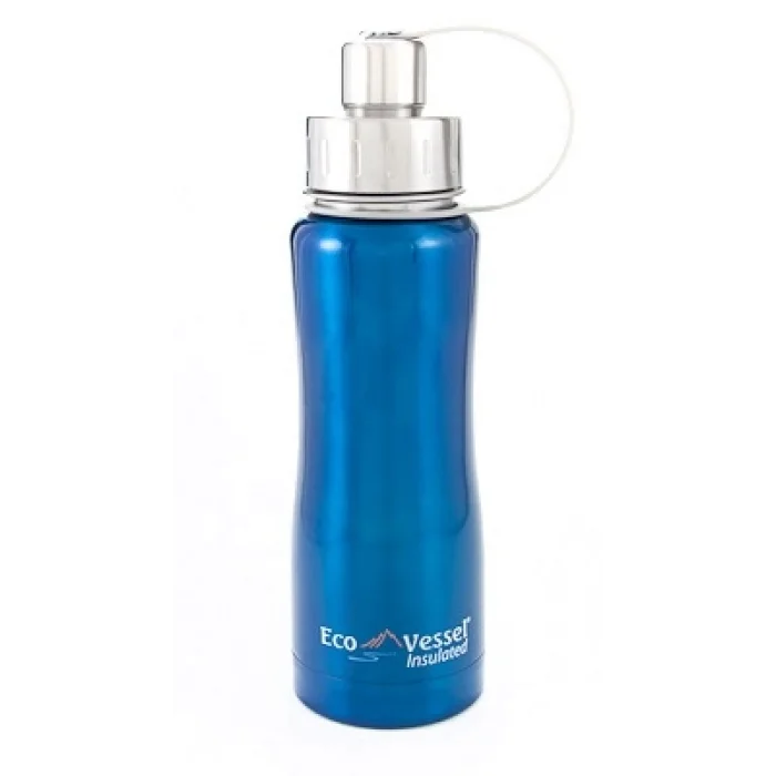Eco Vessel Üçlü Yalıtımlı Vidalı Başlık Termos 0.75 Litre-TURKUAZ