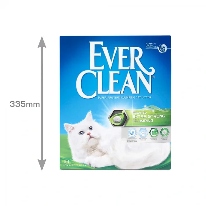 Ever Clean Extra Strong Kokulu 10 Lt Kedi Kumu + 2 Adet Supreme Cat Konserve Mama Hediyeli