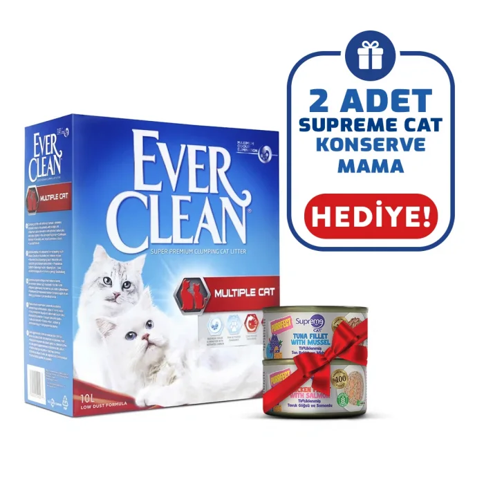 Ever Clean Multiple Cat 10 lt Kedi Kumu