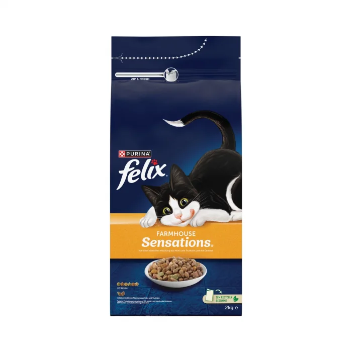 Felix Farmhouse Sensations Tavuklu ve Hindili 2 kg Yetişkin Kedi Maması