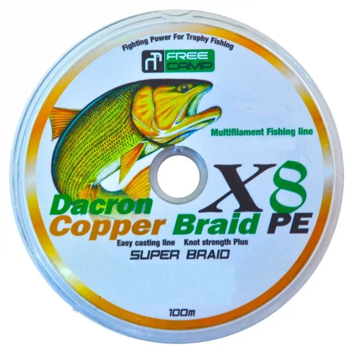 FreeCamp Copper 8 Braid 100m 0.60mm Olta Misinası
