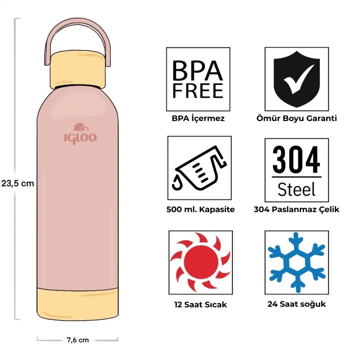 Igloo Hydrate Pro Termos 500ml-SOMON