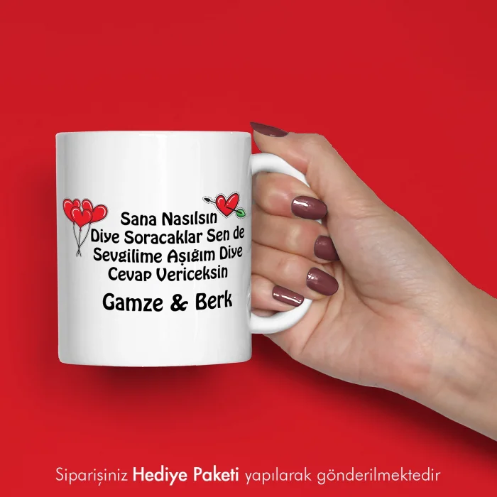 Sana Nasılsın Diye Soracaklar Temalı Kupa Bardak