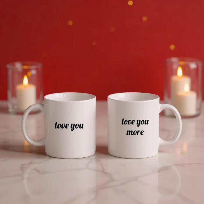 Love You / Love You More – Çift Kupa Seti