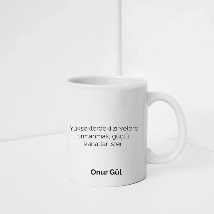 Motivasyon Temalı Kupa Bardak