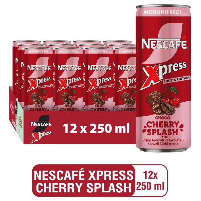 Nescafé Xpress Choco Cherry Splash 12 x 250 ml