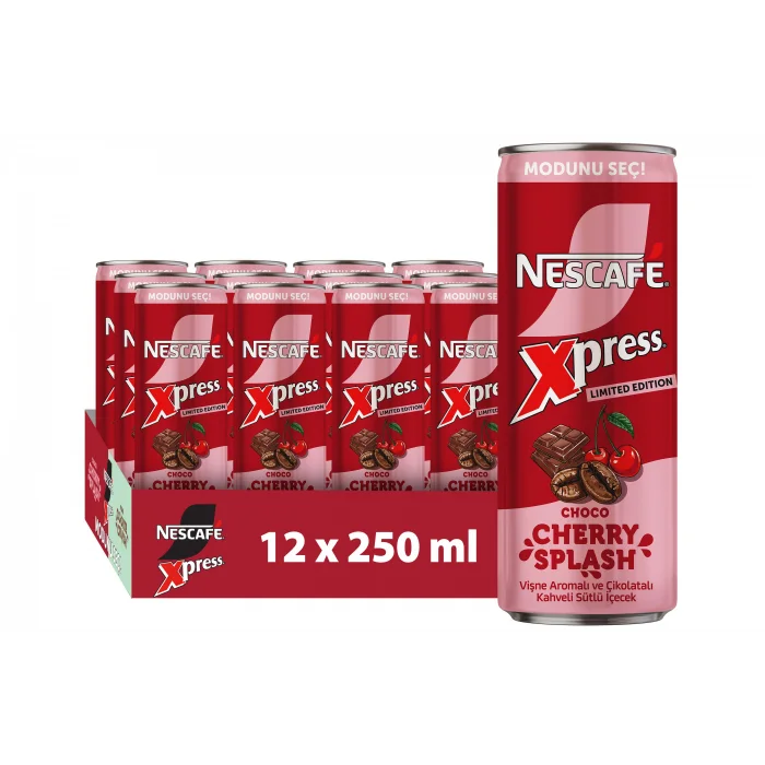 Nescafé Xpress Choco Cherry Splash 12 x 250 ml