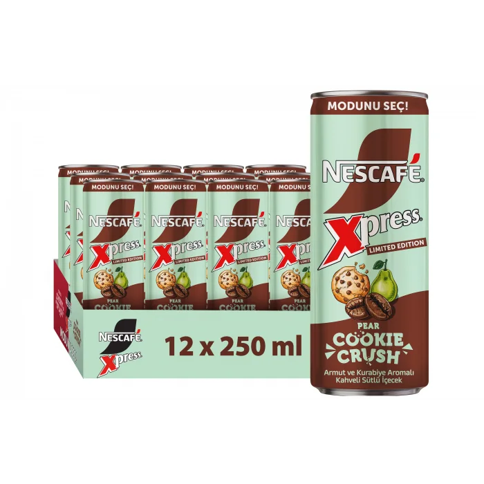 Nescafé Xpress Pear Cookie Crush 12 x 250 ml