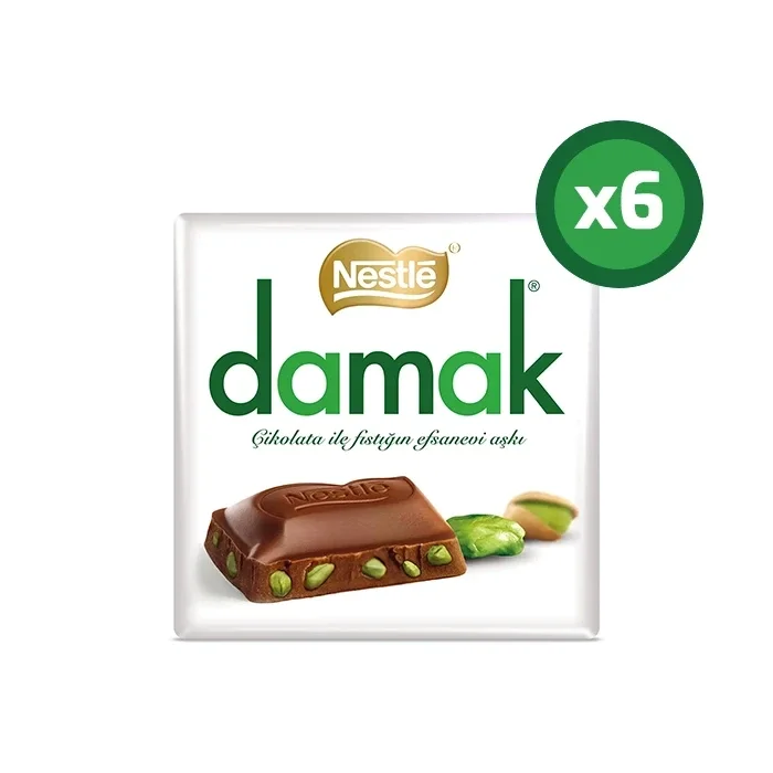 Nestle Damak Sütlü Çikolata 6x60 gr