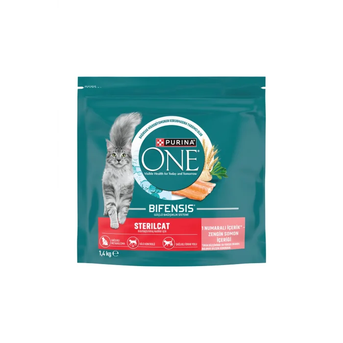 Purina One Somonlu Kısırlaştırılmış Kedi Maması 1,4 Kg