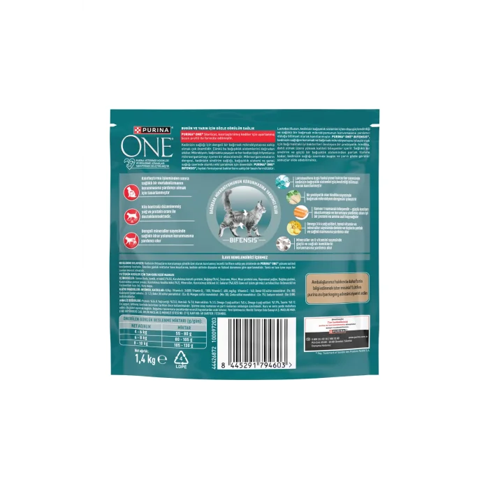 Purina One Somonlu Kısırlaştırılmış Kedi Maması 1,4 Kg