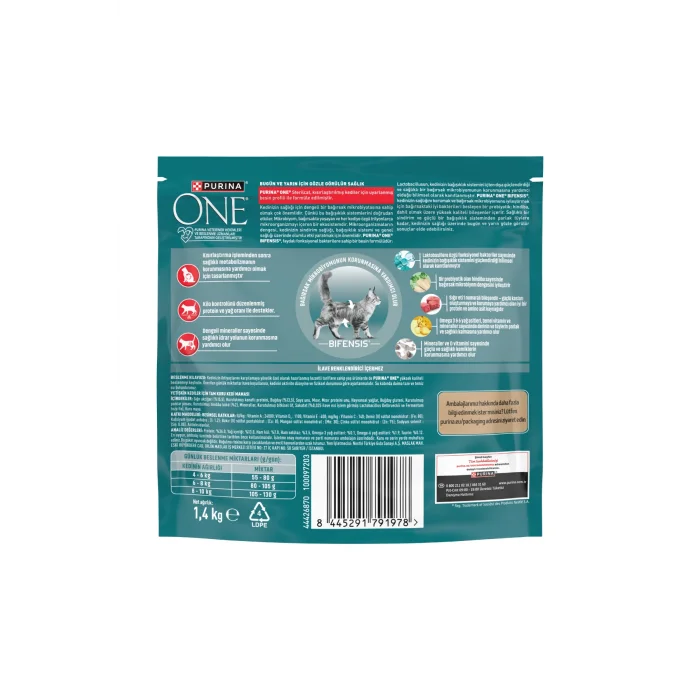 Purina One Yetişkin Sığır Etli Kedi Maması 1,4 Kg