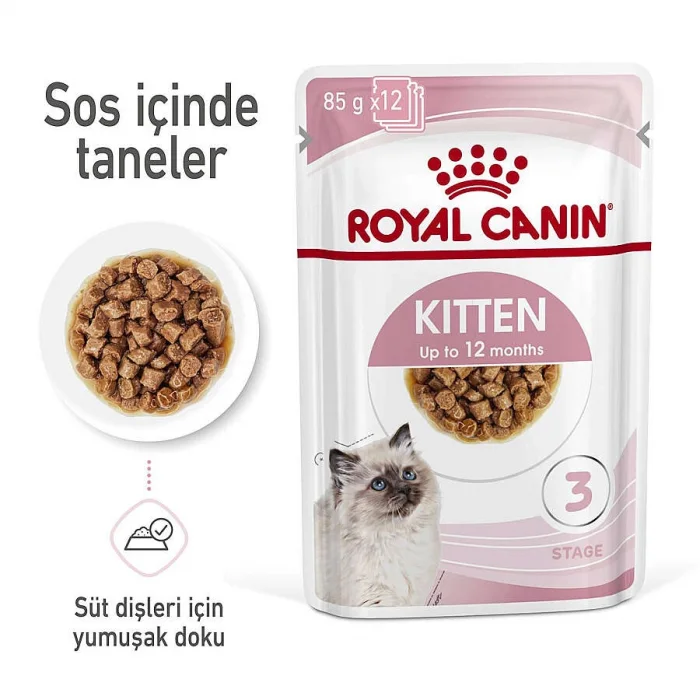 Royal Canin Gravy Kitten Instinctive Yavru Yaş Kedi Maması 85gr x 12 Adet
