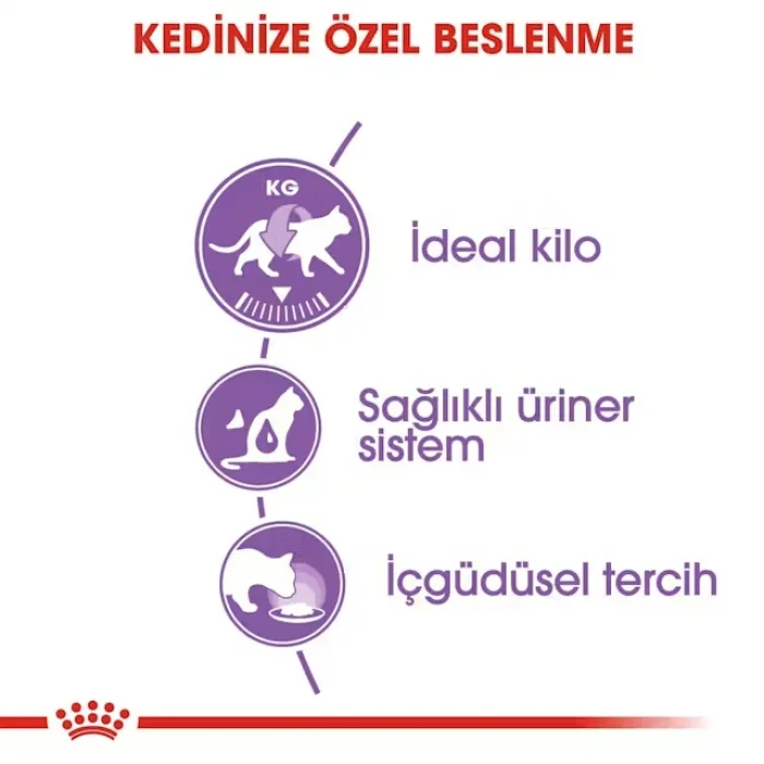 Royal Canin Sos İçinde Kısırlaştırılmış Yetişkin Kedi Yaş Maması 85gr x 12 li Paket