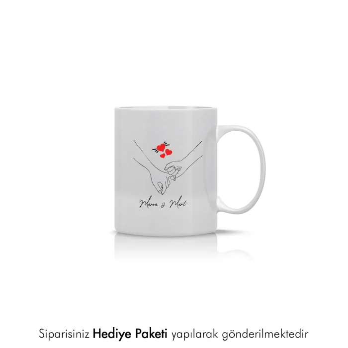 Sevgiliye Özel Gri Termos Ve Kupa Hediye Paketi