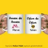 2Li Annem De Annem Oğlum Da Oğlum Kişiye Özel Kupa Bardak