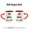 2Li Kalpli Kupa Kişiye Özel İsimli Aşk Günü
