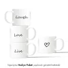 4lü Lovely Tasarımlı Mini Kupa Seti