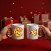 Tamamlayıcı Pizza Dilimi Kupa Seti