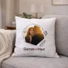 Sevgiliye Özel Fotoğraf ve İsim Baskılı Hediye Dekoratif Yastık