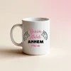 Benim Melek Annem Yazılı Kişiye Özel İsimli Kupa Bardak