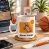 Fotoğraf Baskılı Basketbol Toplu Hediye Kupa Bardak