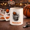 Fotoğraf Baskılı Basketbol Toplu Hediye Kupa Bardak