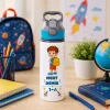 Öğrencilere Özel İsimli Pipetli Su Matarası - 650 ml
