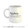 Ağabey Yazılı Hediye Kupa Bardak