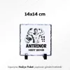 Antrenöre Özel İsim Baskılı Doğal Taş