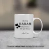 Bir Tek Babam Olsun Yazılı Kişiye Özel Kupa Bardak
