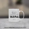 Babalar Gününe Özel İsimli Kupa Bardak
