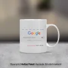 Babalar Gününe Google Temalı Kişiye Özel Kupa Bardak