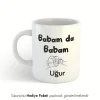 Babam Da Babam Kişiye Özel İsimli Kupa Bardak