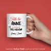 Diş Hekimi Anneye Hediye İsme Özel Esprili Kupa Bardak