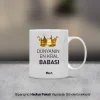 Dünyanın En Kral Babası Temalı Kişiye Özel Kupa Bardak
