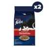 Felix Countryside Sensations Sığır Etli ve Tavuklu 2x2 kg Yetişkin Kedi Maması