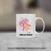 İsme Özel Kurdeleli Kalem Temalı Kupa