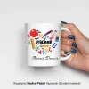 İsme Özel Renkli Teacher Kupa