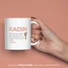 Kadın Kişiye Özel İsimli Hediye Kupa