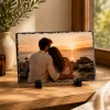 Kişiye Özel Fotoğraflı Dikdörtgen Doğal Taş Baskı | 30x20 cm Dekoratif Hediye