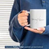 Minimalist İsim Baskılı Özelleştirmeli Kupa