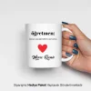 Öğretmen Tanımlı İsimli Kupa Bardak