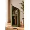 Orman Yosunu Premium Kedi Mobilyası | Kedi Yatağı ve Tırmalama Ünitesi