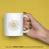 Papatya Tasarımlı Kahve Kupası